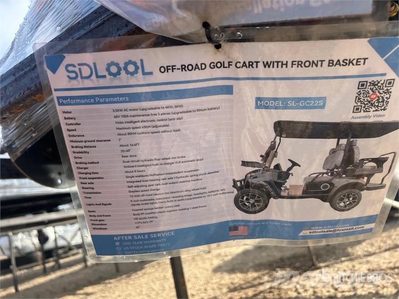  SDLOOL SL-GC22S Electric Golf Cart (Unused) Колички за голф