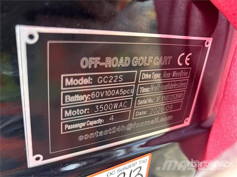 SDLOOL SL-GC22S Electric Off-Road Golf Cart (Unuse Golfkarren / golf carts