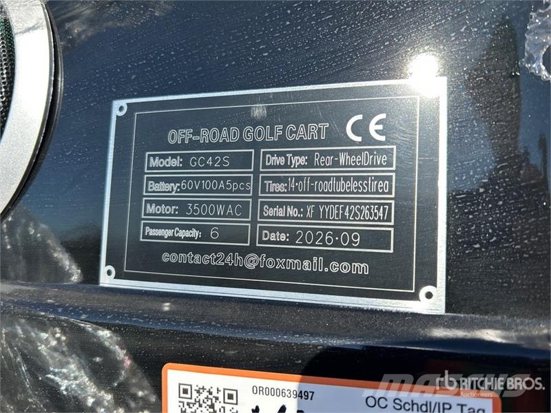  SDLOOL SL-GC42S Electric Off-Road Golf Cart (Unuse Golfwagen/Golfcart