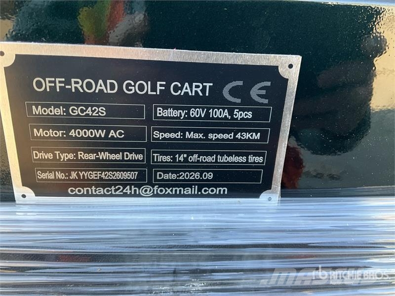 SDLOOL SL-GC42S Electric Off-Road black Golf Cart Golfikärud