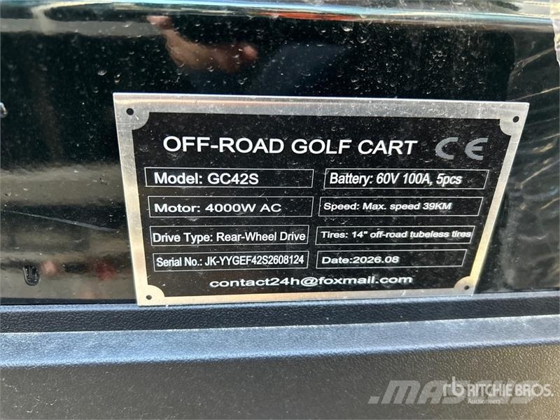 SDLOOL SL-GC42S Electric Off-Road Golf Cart (Unuse Masinute Golf
