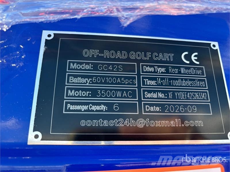  SDLOOL SL-GC42S Electric Off-Road Golf Cart (Unuse عربات الجولف