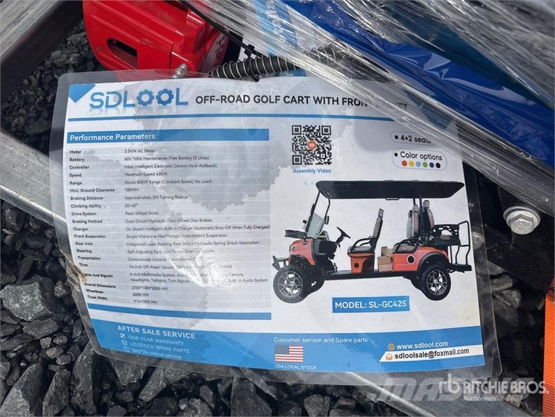 SDLOOL SL-GC42S Electric Off-Road Golf Cart (Unuse 골프 카트