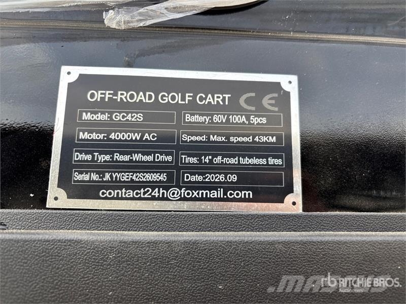  SDLOOL SL-GC42S Electric Off-Road Golf Cart (Unuse Αμαξίδια γκολφ