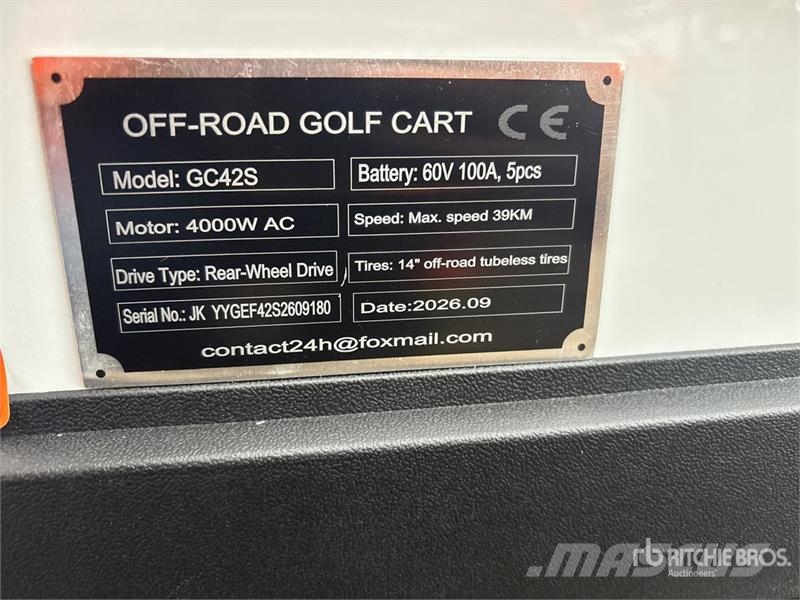 SDLOOL SL-GC42S Electric Off-Road Golf Cart (Unuse Carritos de golf