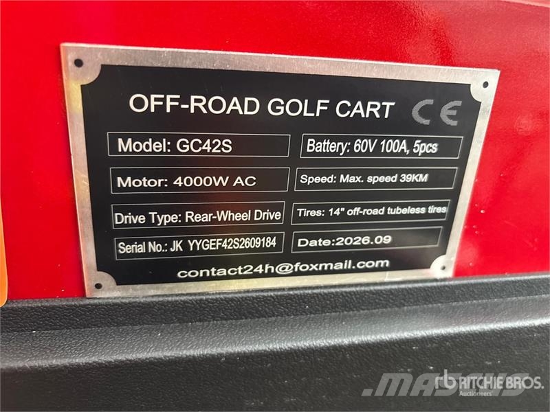 SDLOOL SL-GC42S Electric Off-Road Golf Cart (Unuse Carritos de golf