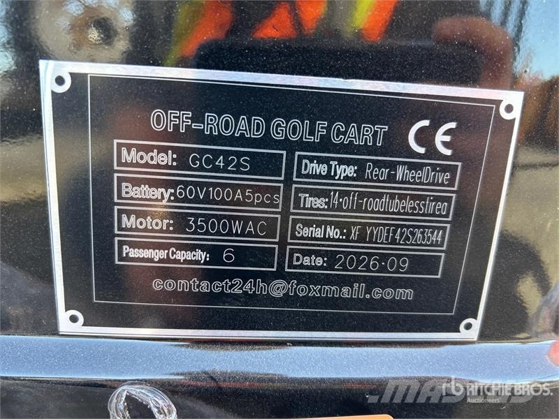  SDLOOL SL-GC42S Electric Off-Road Golf Cart (Unuse Golfwagen/Golfcart