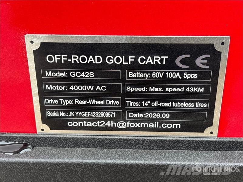  SDLOOL SL-GC42S Electric Off-Road Golf Cart (Unuse Golf vozila