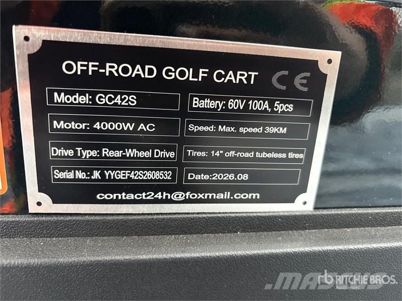 SDLOOL SL-GC42S Electric Off-Road Golf Cart (Unuse Carritos de golf