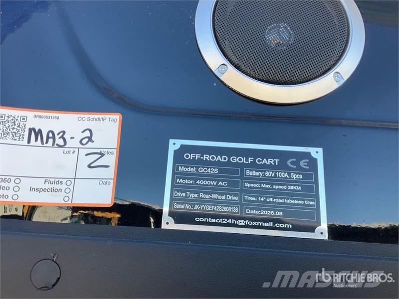 SDLOOL SL-GC42S Electric Off-Road Golf Cart (Unuse Masinute Golf