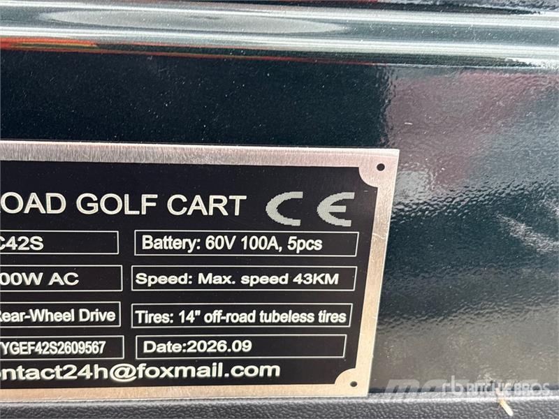  SDLOOL SL-GC42S Electric Off-Road Golf Cart (Unuse Golf vozila