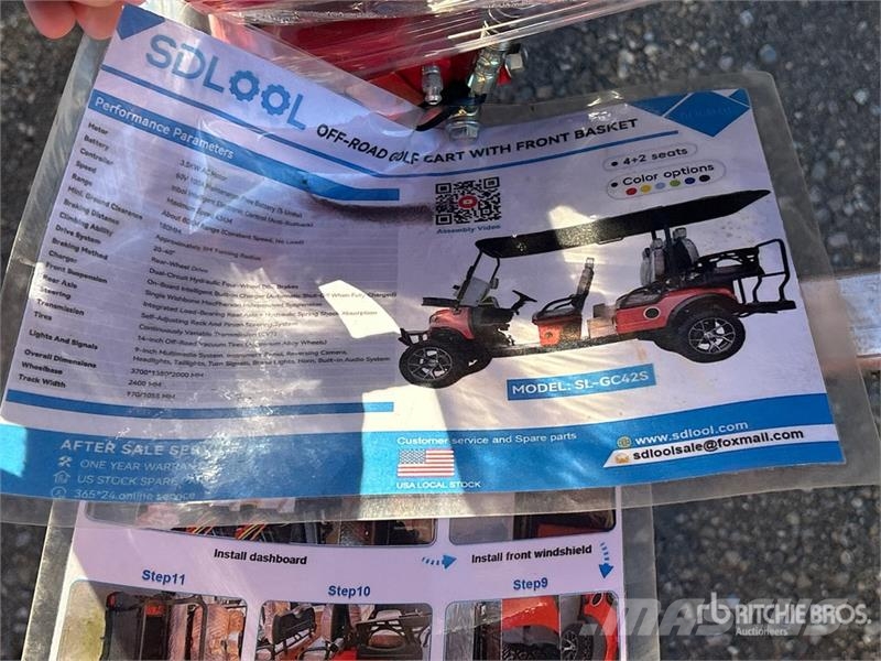 SDLOOL SL-GC42S Electric Off-Road Golf Cart (Unuse Kola za golf