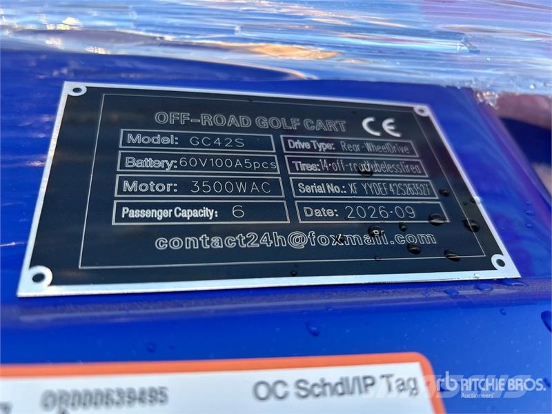  SDLOOL SL-GC42S Electric Off-Road Golf Cart (Unuse Golfwagen/Golfcart