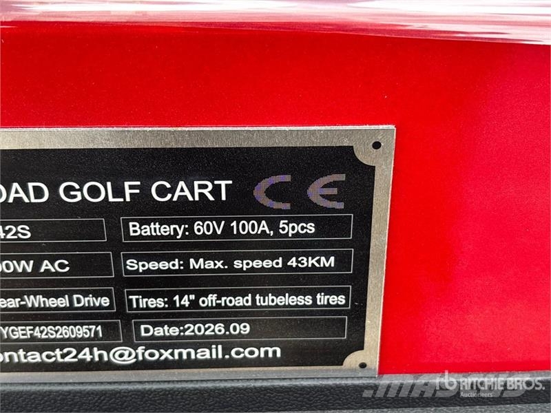  SDLOOL SL-GC42S Electric Off-Road Golf Cart (Unuse Golf vozila