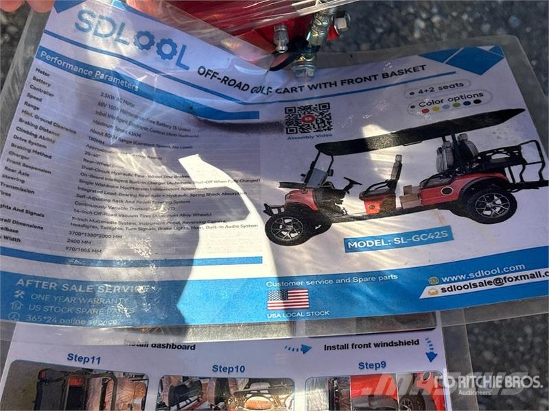 SDLOOL SL-GC42S Electric Off-Road Golf Cart (Unuse Kola za golf