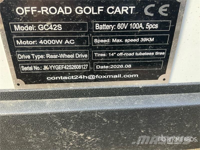  SDLOOL SL-GC42S Electric Off-Road Golf Cart (Unuse Masinute Golf