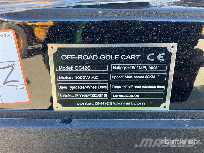 SDLOOL SL-GC42S Electric Off-Road Golf Cart (Unuse Masinute Golf
