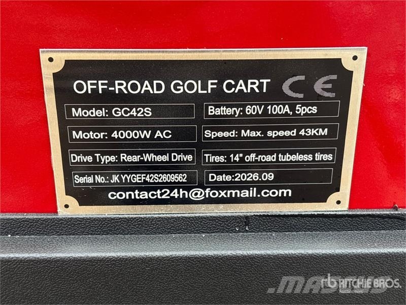 SDLOOL SL-GC42S Electric Off-Road Golf Cart (Unuse Golf vozila