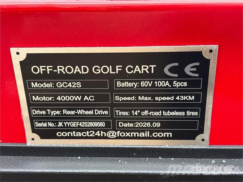  SDLOOL SL-GC42S Electric Off-Road Golf Cart (Unuse Golf vozila