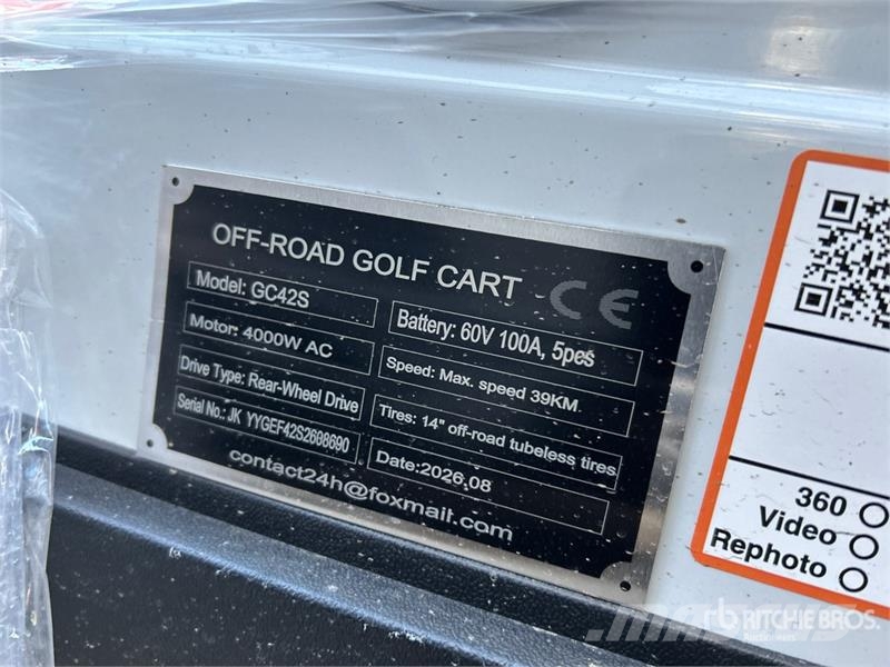  SDLOOL SL-GC42S Electric Off-Road Golf Cart (Unuse Golfwagen/Golfcart