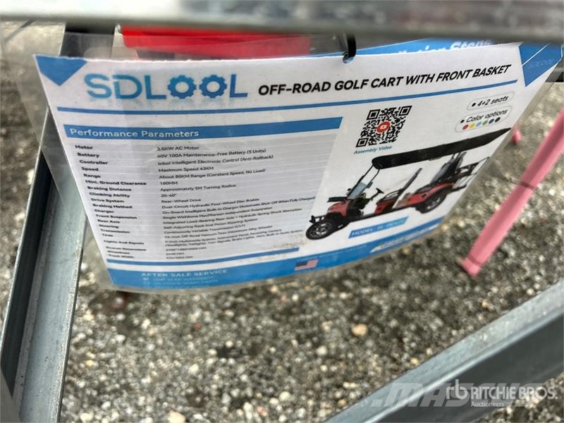  SDLOOL SL-GC42S Electric Off-Road Golf Cart (Unuse Golfikärud