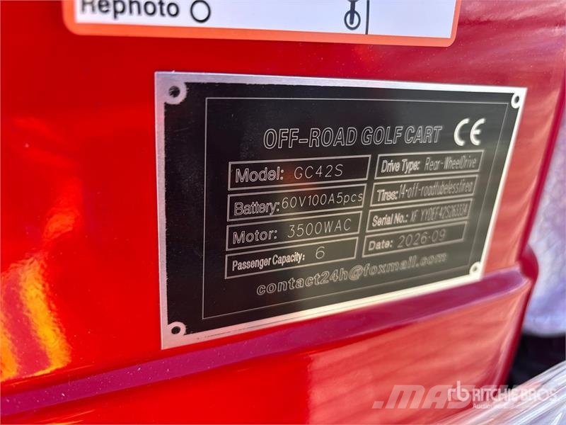  SDLOOL SL-GC42S Electric Off-Road Golf Cart (Unuse عربات الجولف