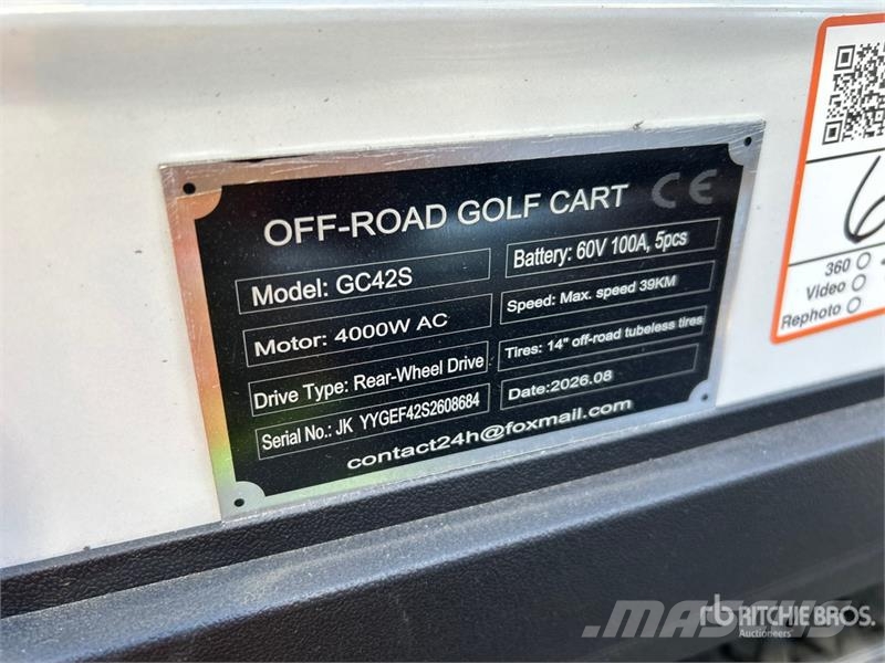 SDLOOL SL-GC42S Electric Off-Road Golf Cart (Unuse Golfwagen/Golfcart