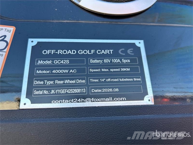  SDLOOL SL-GC42S Electric Off-Road Golf Cart (Unuse Masinute Golf