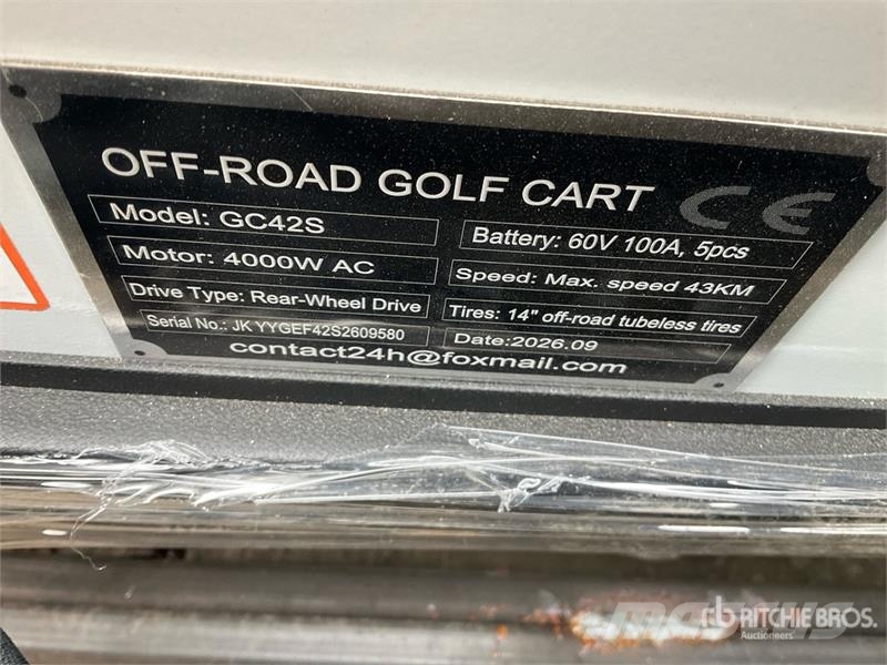 SDLOOL SL-GC42S Electric Off-Road white Golf Cart Golfwagen/Golfcart