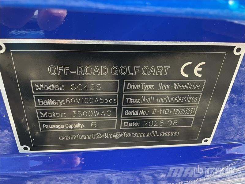  SDLOOL SL-GC42S Electric Off-Road Golf Cart (Unuse Carritos de golf