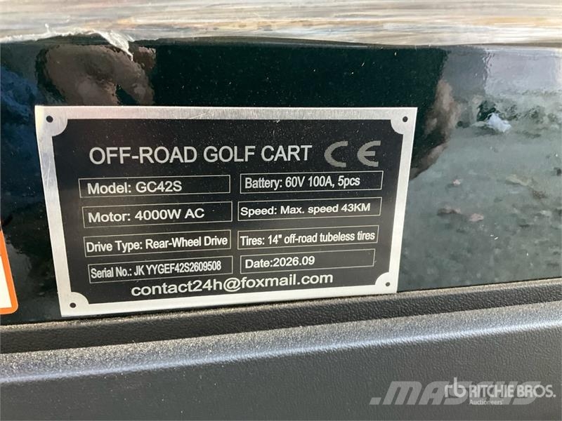  SDLOOL SL-GC42S Electric Off-Road black Golf Cart  Golfikärud