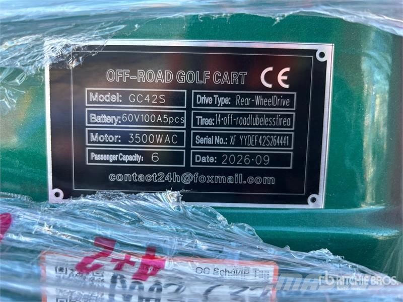  SDLOOL SL-GC42S Electric Off-Road Golf Cart (Unuse عربات الجولف