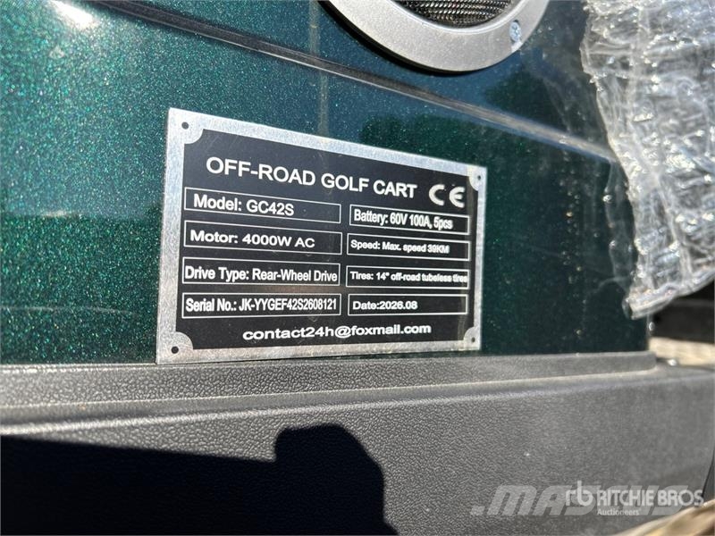  SDLOOL SL-GC42S Electric Off-Road Golf Cart (Unuse Masinute Golf