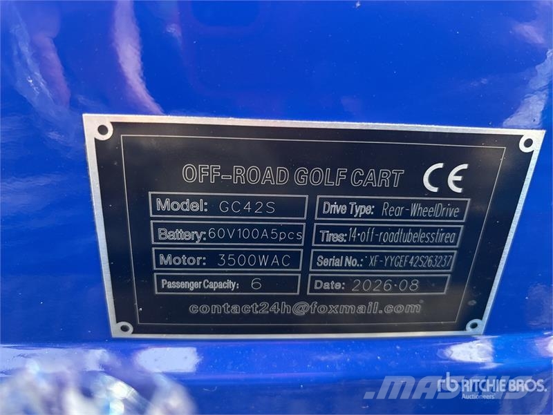 SDLOOL SL-GC42S Electric Off-Road Golf Cart (Unuse 골프 카트