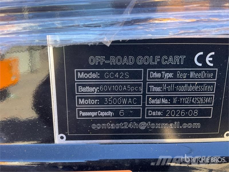  SDLOOL SL-GC42S Electric Off-Road Golf Cart (Unuse Masinute Golf