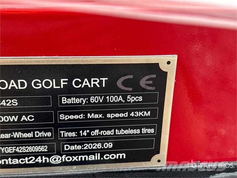 SDLOOL SL-GC42S Electric Off-Road Golf Cart (Unuse Golf vozila