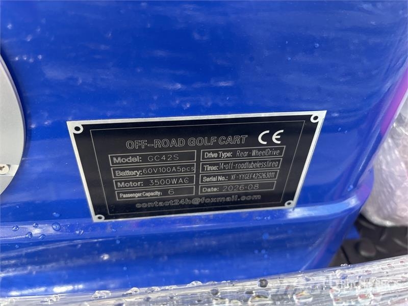 SDLOOL SL-GC42S Electric Off-Road Golf Cart (Unuse Golfbil