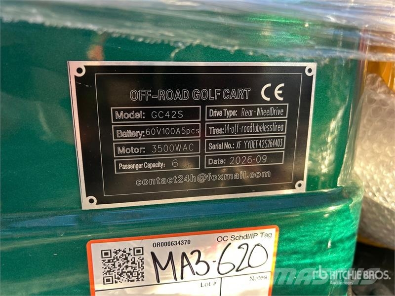 SDLOOL SL-GC42S Electric Off-Road Golf Cart (Unuse Гольф-кары