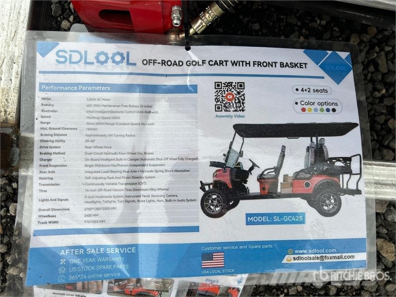  SDLOOL SL-GC42S Electric Off-Road Golf Cart (Unuse Golfikärud