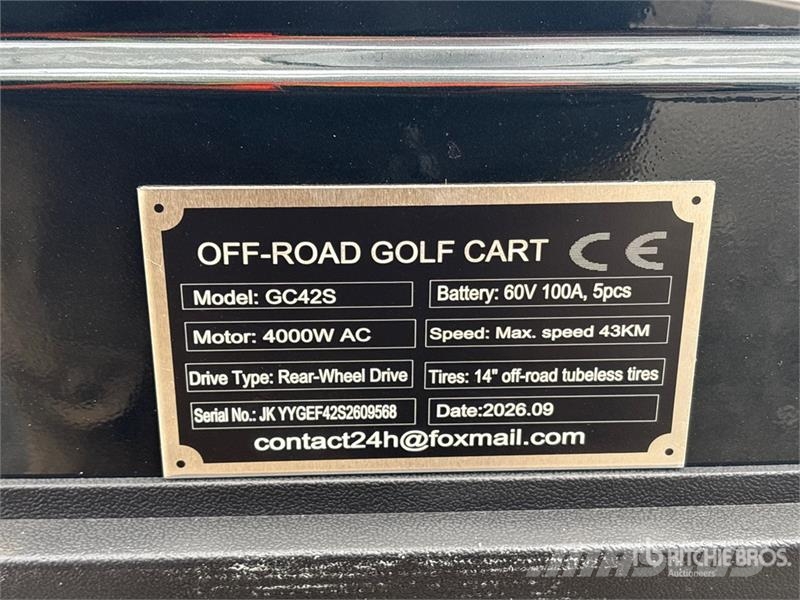 SDLOOL SL-GC42S Electric Off-Road Golf Cart (Unuse Golf vozila