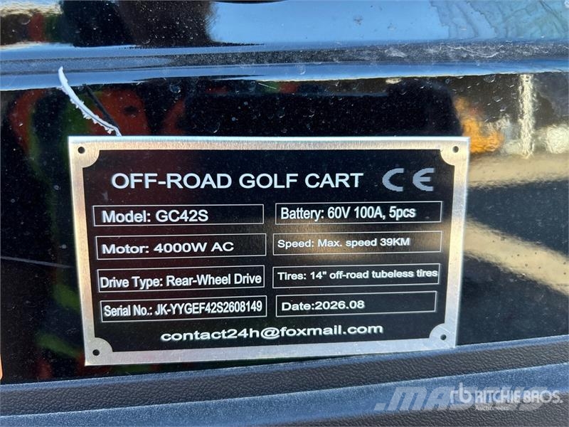  SDLOOL SL-GC42S Electric Off-Road Golf Cart (Unuse Masinute Golf