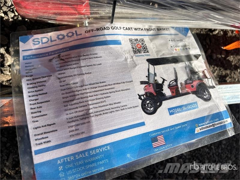  SDLOOL SL-GC42S Electric Off-Road Golf Cart (Unuse عربات الجولف