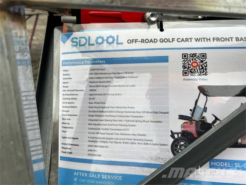  SDLOOL SL-GC42S Electric Off-Road Golf Cart (Unuse Golfikärud