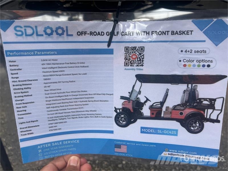 SDLOOL SL-GC42S Electric Off-Road Golf Cart Golf arabalari