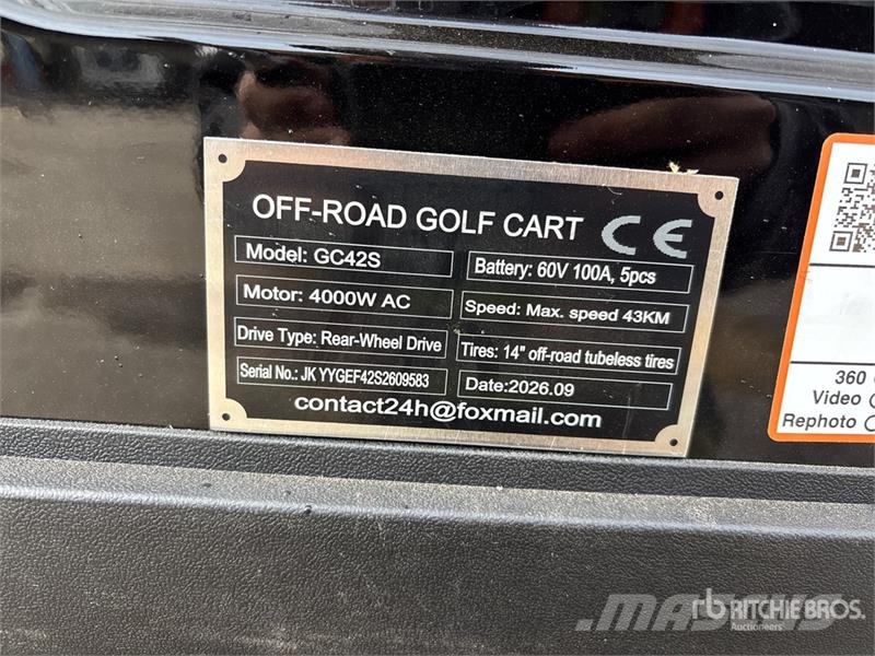 SDLOOL SL-GC42S Electric Off-Road Golf Cart (Unuse Golfwagen/Golfcart