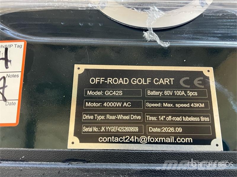 SDLOOL SL-GC42S Electric Off-Road black Golf Cart Golfikärud