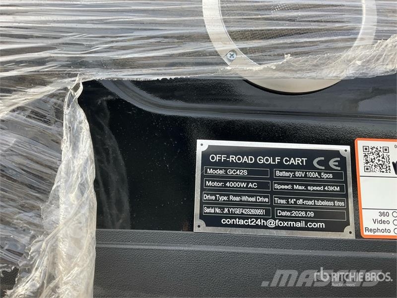SDLOOL SL-GC42S Electric Off-Road Golf Cart (Unuse Golfwagen/Golfcart