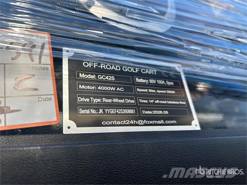  SDLOOL SL-GC42S Electric Off-Road Golf Cart (Unuse Golfwagen/Golfcart