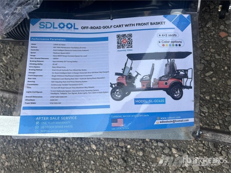 SDLOOL SL-GC42S Electric Off-Road Golf Cart Vozila za golf