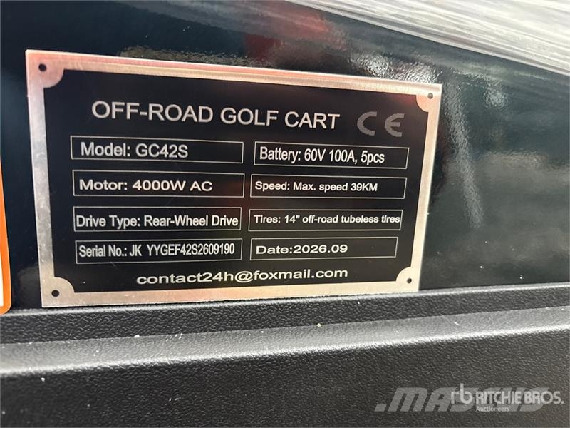  SDLOOL SL-GC42S Electric Off-Road Golf Cart (Unuse Carritos de golf